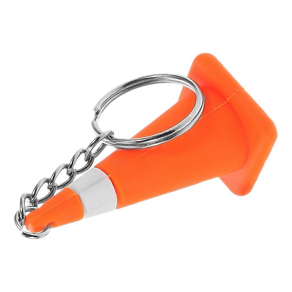 Mini Traffic Cone Keyring for Party Favor with Cute Road Cone Design