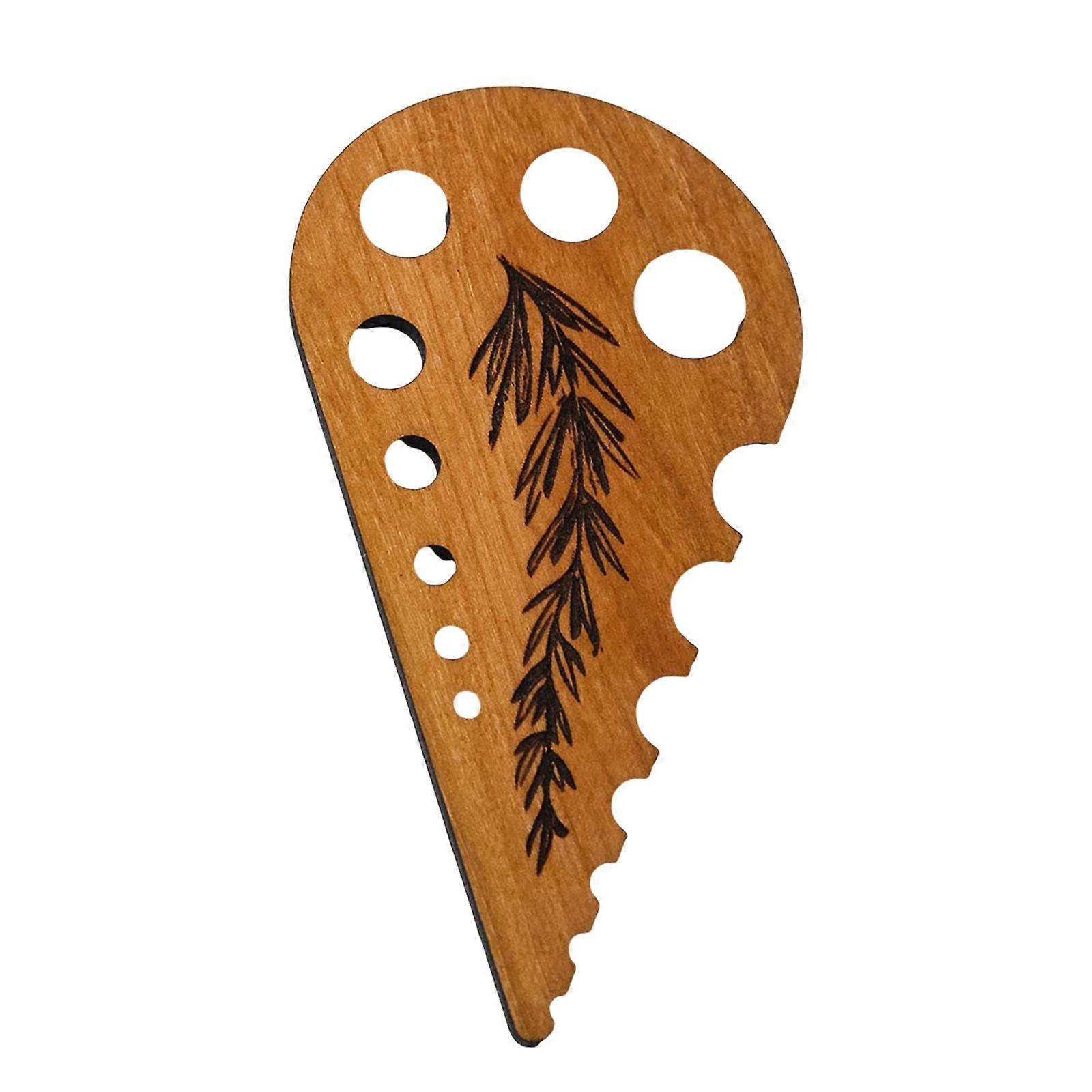 Multifunctional Herb Vanillas Stripper Vegetable Leaf Remover Kitchen Tool Multiple Hole Herb Peeler Tool Easy to Use