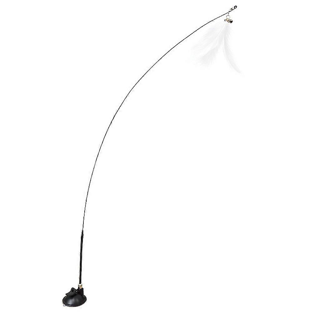 Interactive Cat Teaser Stick with Bell Pendant for Indoor Play and Boredom Relief