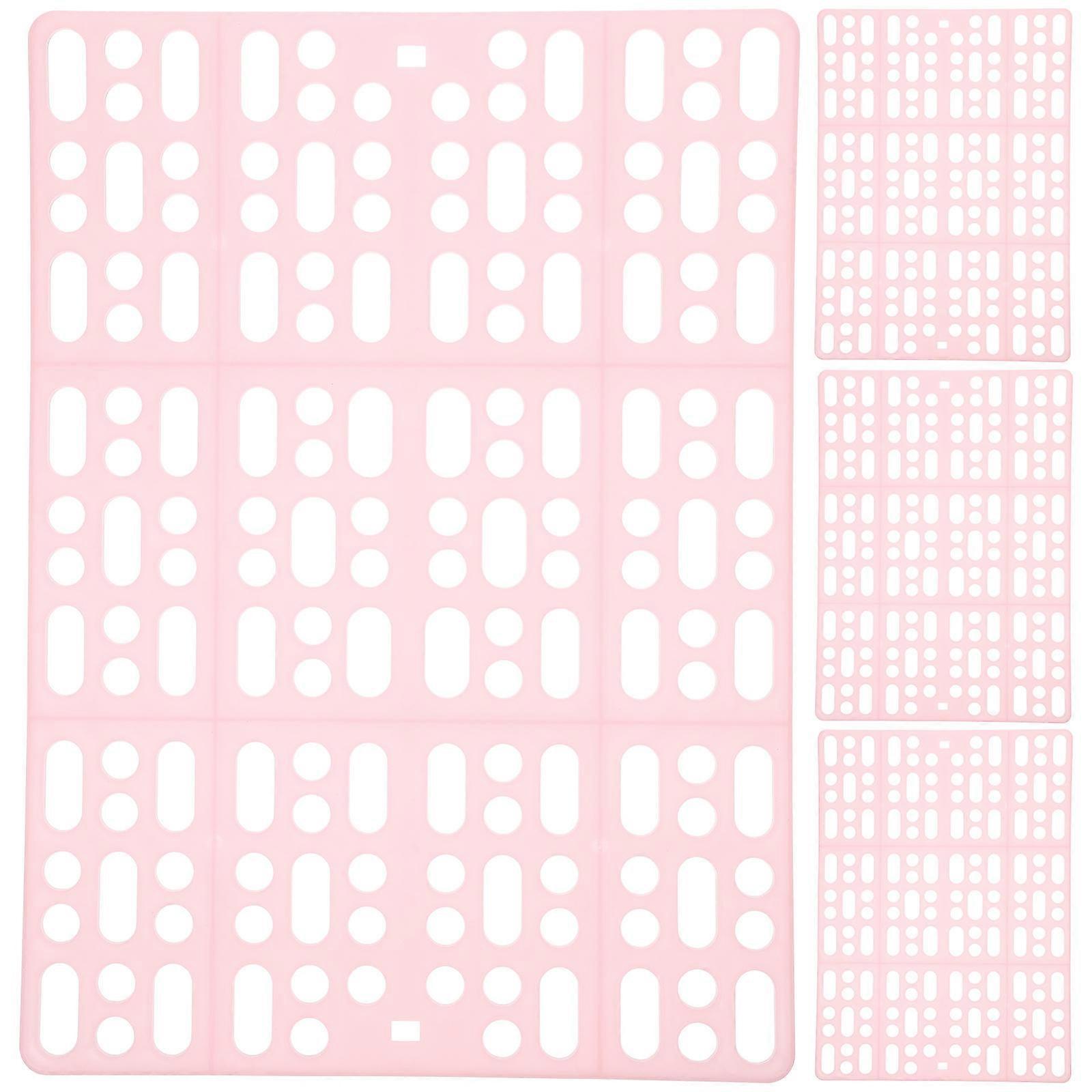4pcs Durable Rabbit Cage Floor Mats for Small Pets – Non Slip, Easy to Clean, Sturdy Design for Bunny and Hamster Cages
