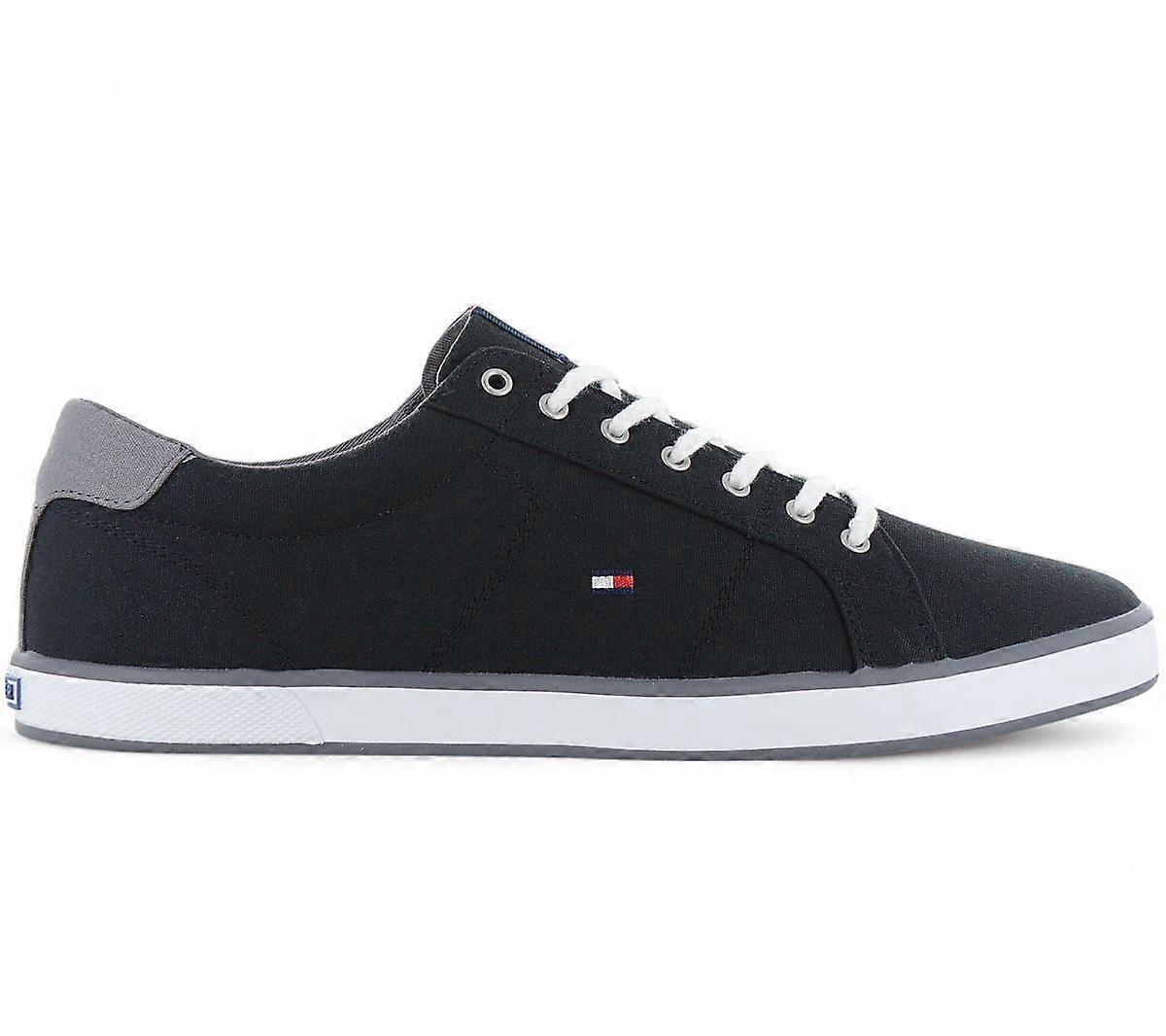 Tommy Hilfiger Harlow - Men's Sneakers Shoes Canvas Black FM0FM00596-990