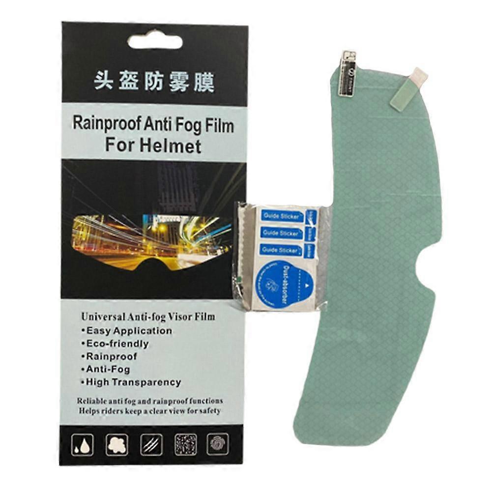 Motorcycle Helmet Visor Film, Anti-Fog & Rainproof Design for Safe Riding