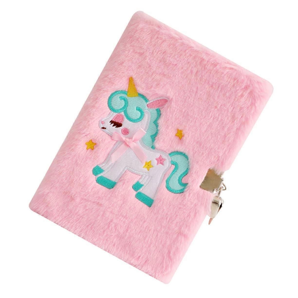 Fluffy Diary With Lock For Girls Cute Portable Notebook For Students For Creative Ideas And  Thoughts For Everyday Life And Travel Pink