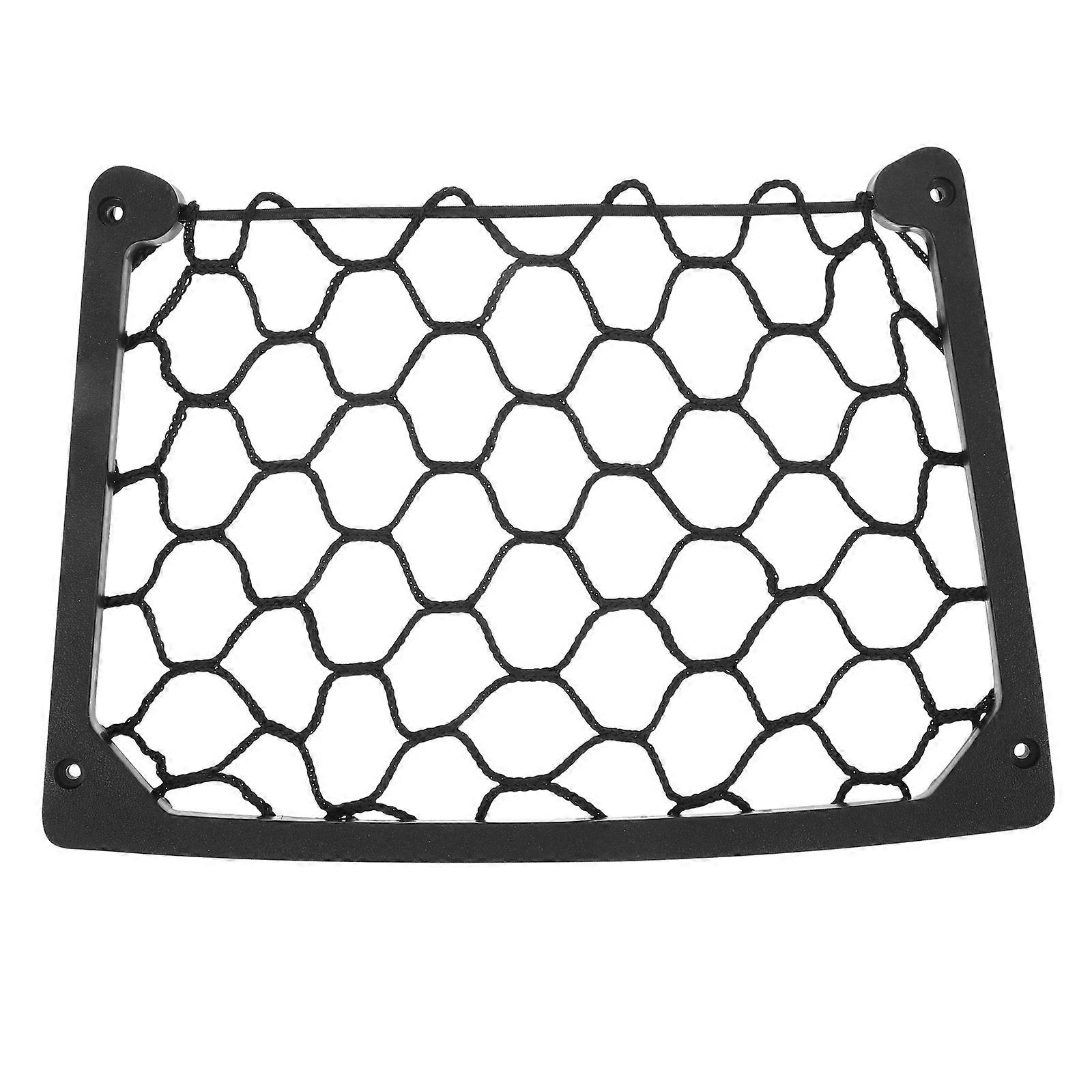 Cargo Net Bag Mesh Cargo Net For Truck Car Trunk Storage Automotive Cargo Net Pocket Organizer Pouch Bag Black 28.80X19.50X0.80cm Secure Items 1Set