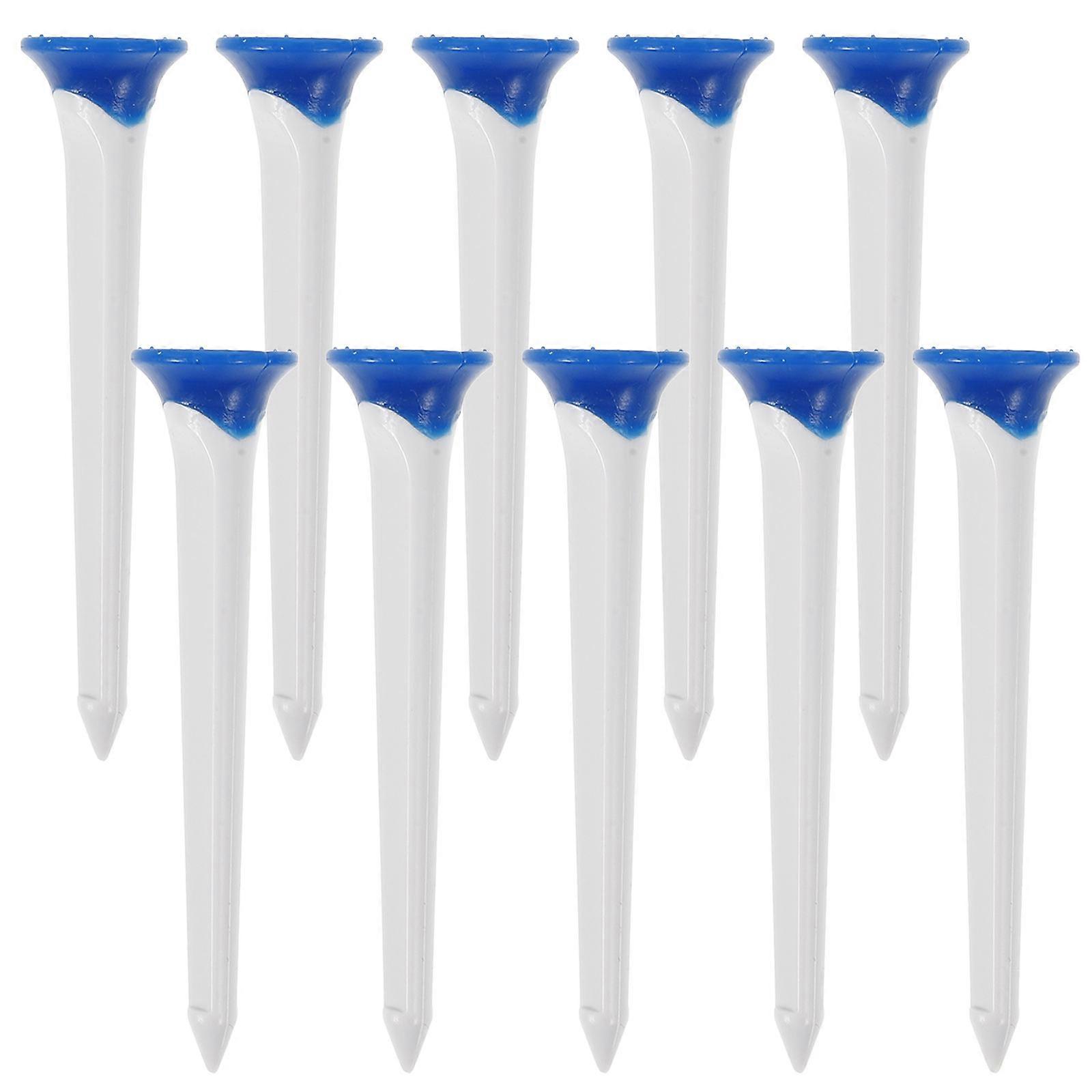 10pcs Durable TPE Golf Tees, Replaceable Ball Holders with Cup Design, Bright Colors for Outdoor Practice Visibility