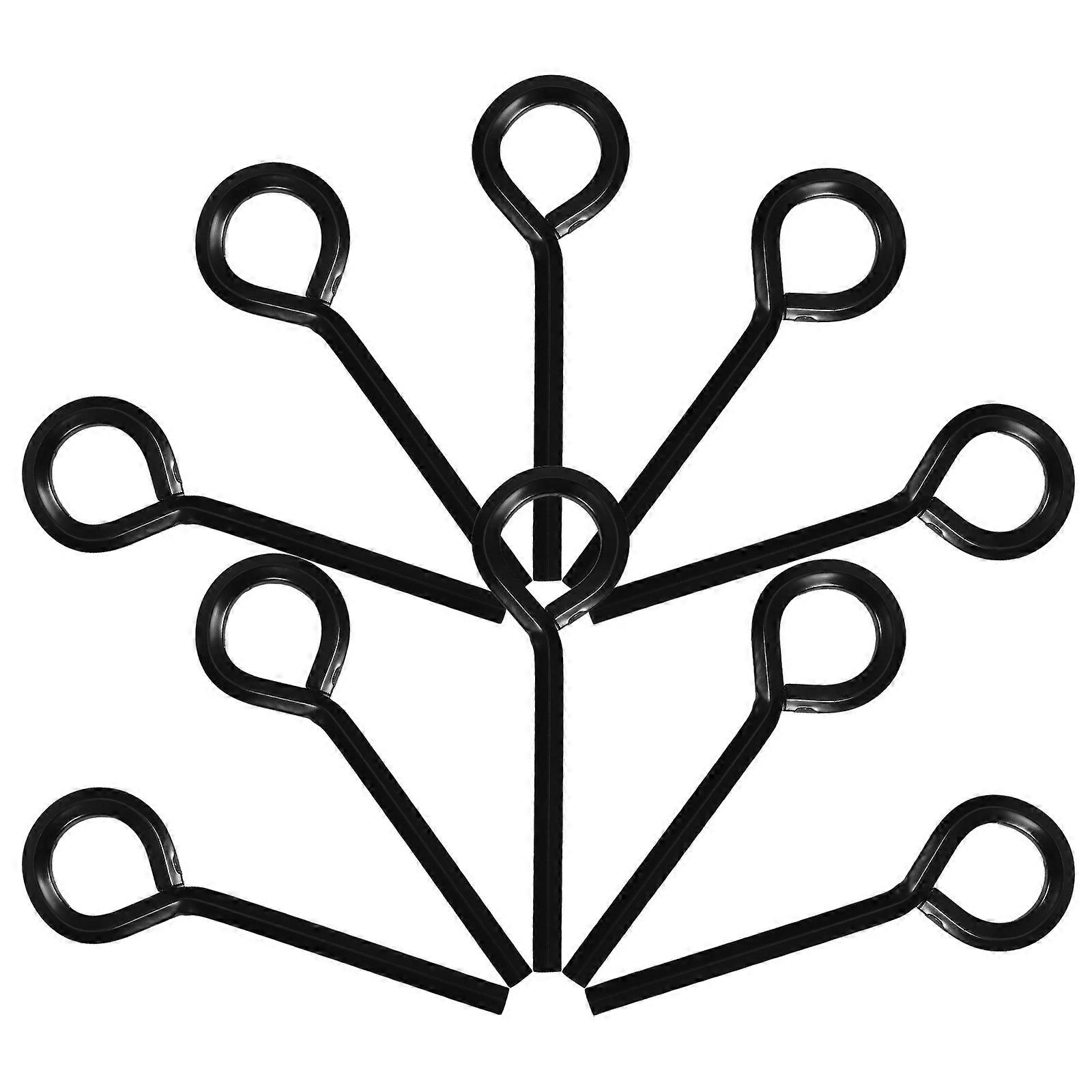 Hexagonal Wrench For Push Exit Devices Portable Maintenance Tool Steel Black 7.00X2.30X0.50cm Emergency Exit Device Operation 10Pcs