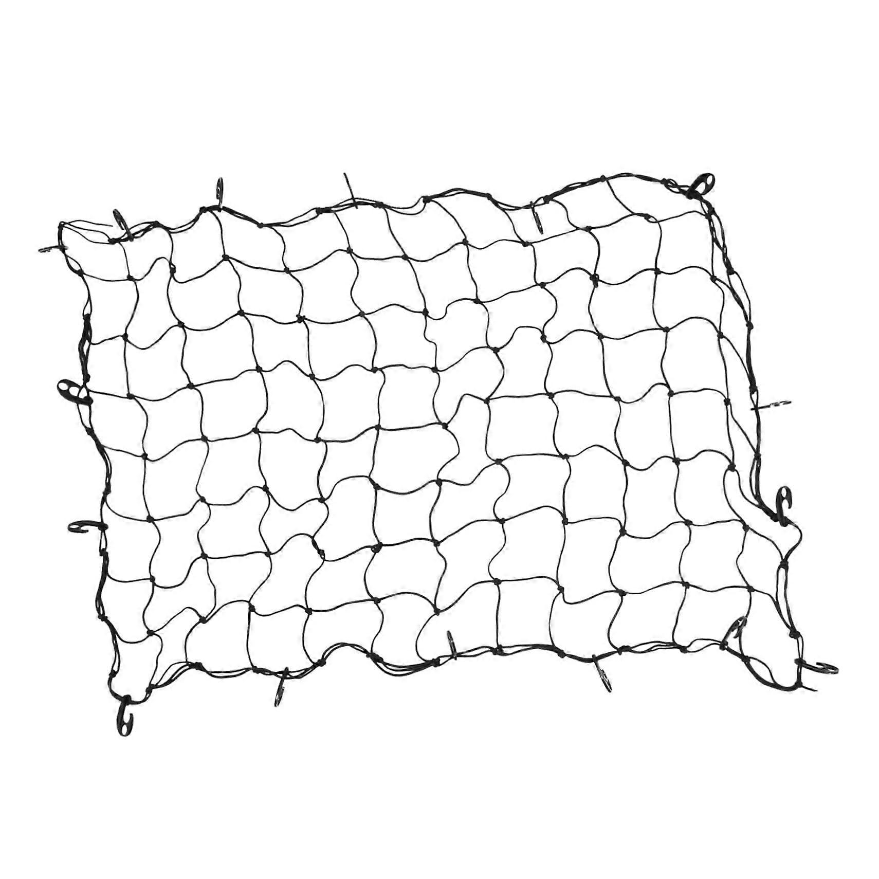 Car Roof Cargo Net - Elastic Luggage Net for Secure Transport, Adjustable and Removable, Durable Rubber Material for Vehicles