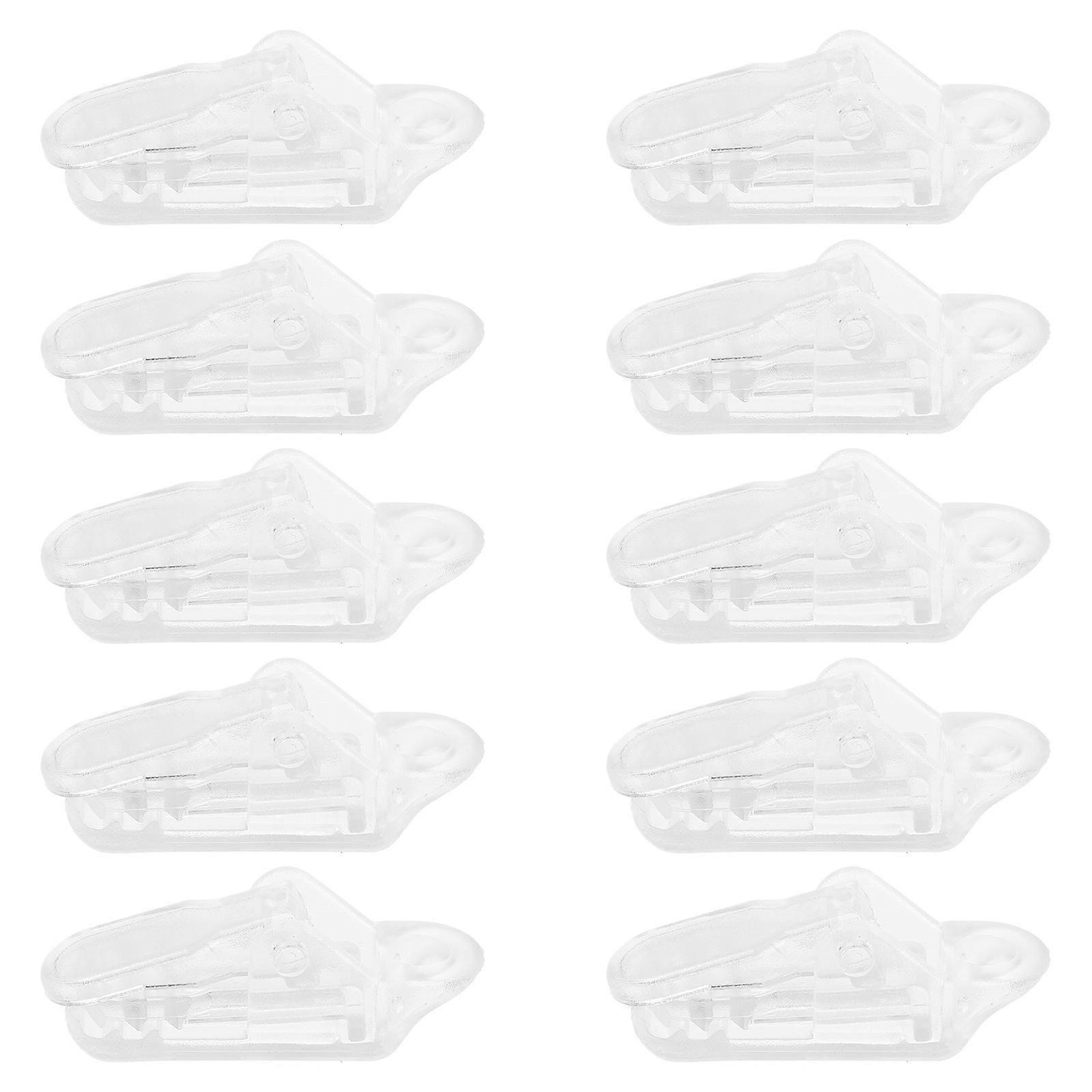 Outdoor Camping Tent Clips Clamp Design Prevent Collapse In Strong Winds 10Pcs