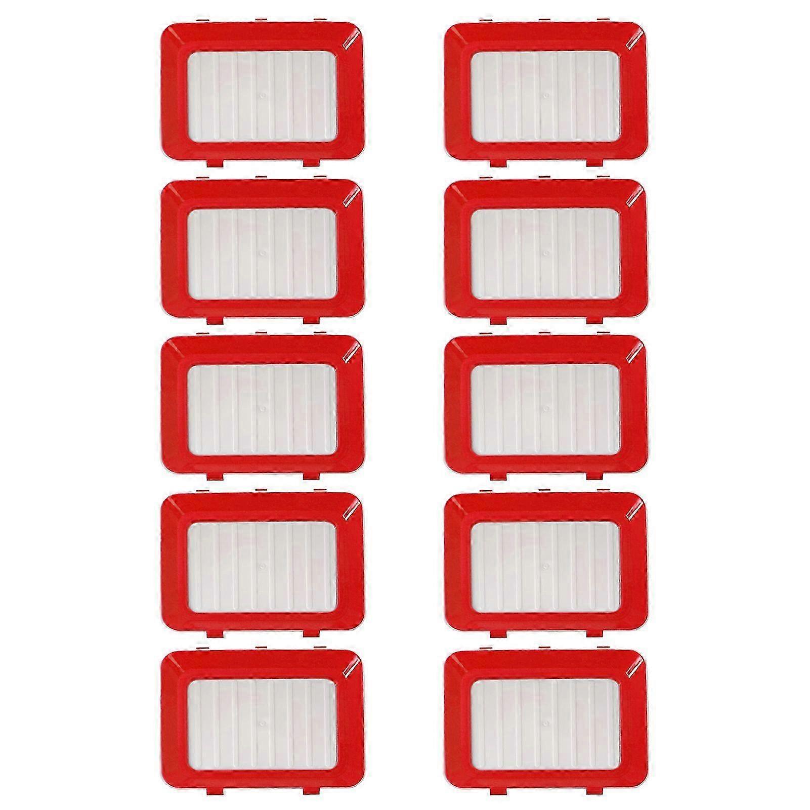 Stackable food preservation trays with buckle - 10pcs BPA-free