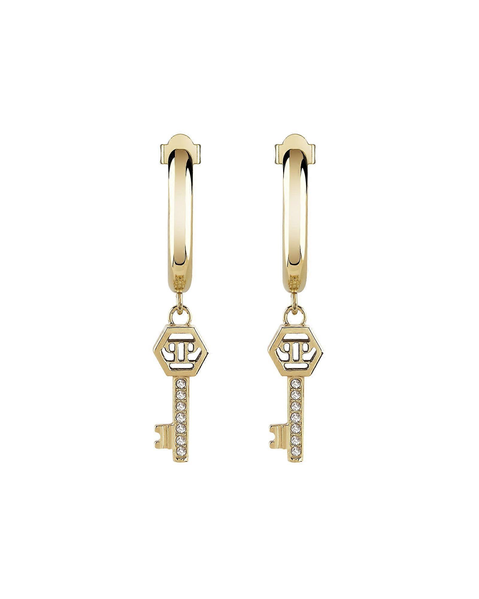 Philipp Plein 女士耳环不锈钢 IP 金 PLEIN 情人节PJHGA21EU
