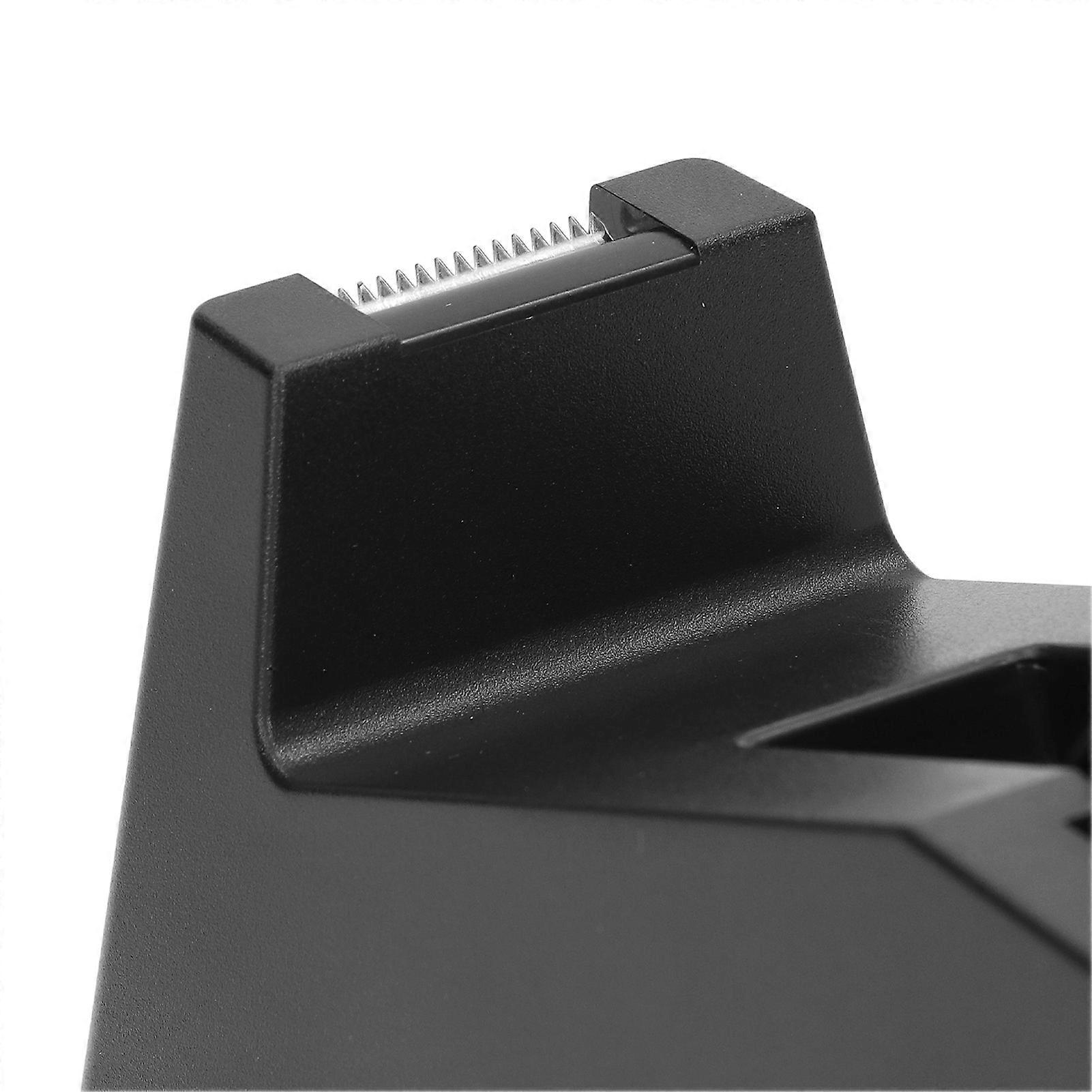 Tape Dispenser Large Black Desktop Anti Slip Rust Resistant Stainless Steel Blade Tape Dispenser Cutter Base
