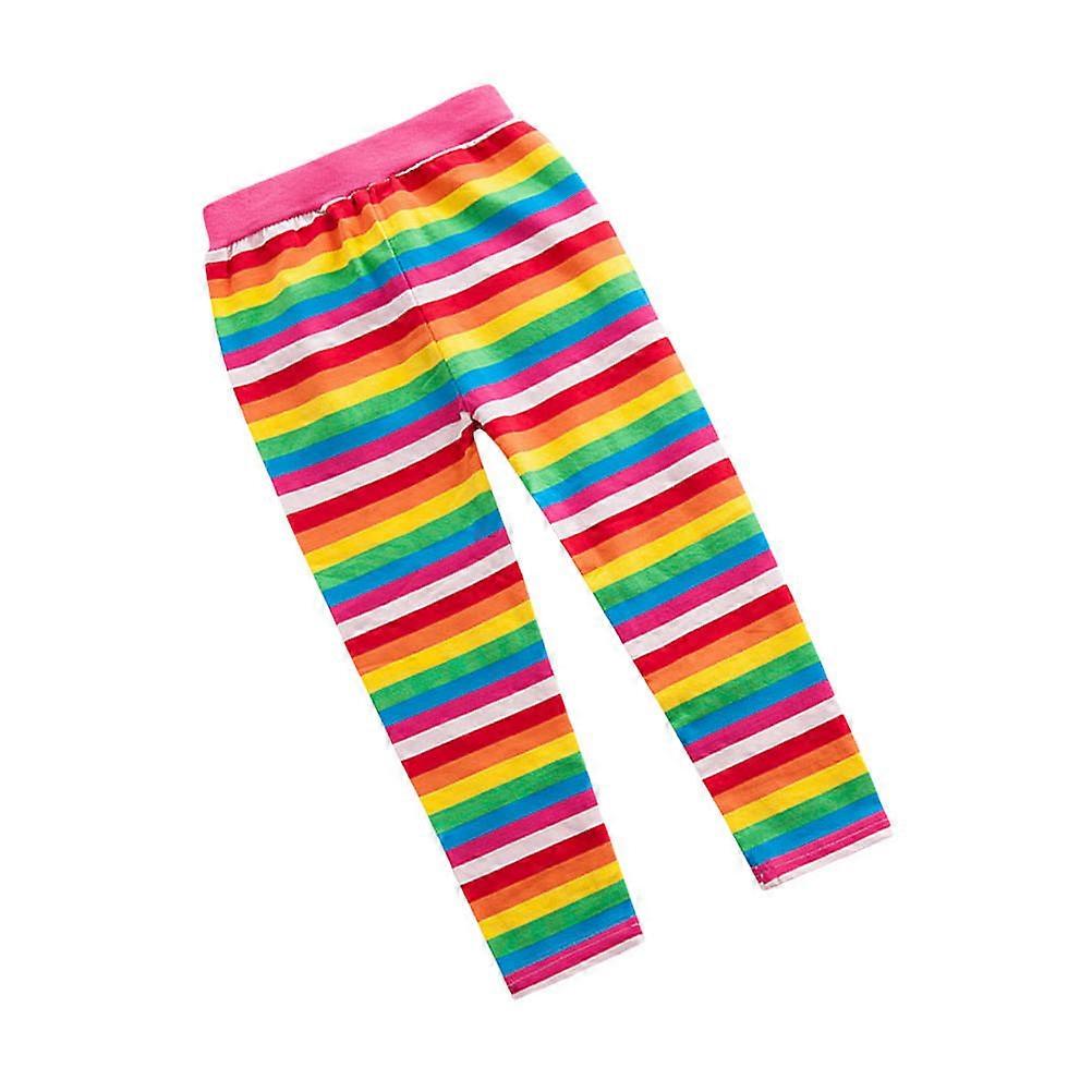 Stilfulde bomuldsleggings til piger elastisk og til forår efterår 1pack