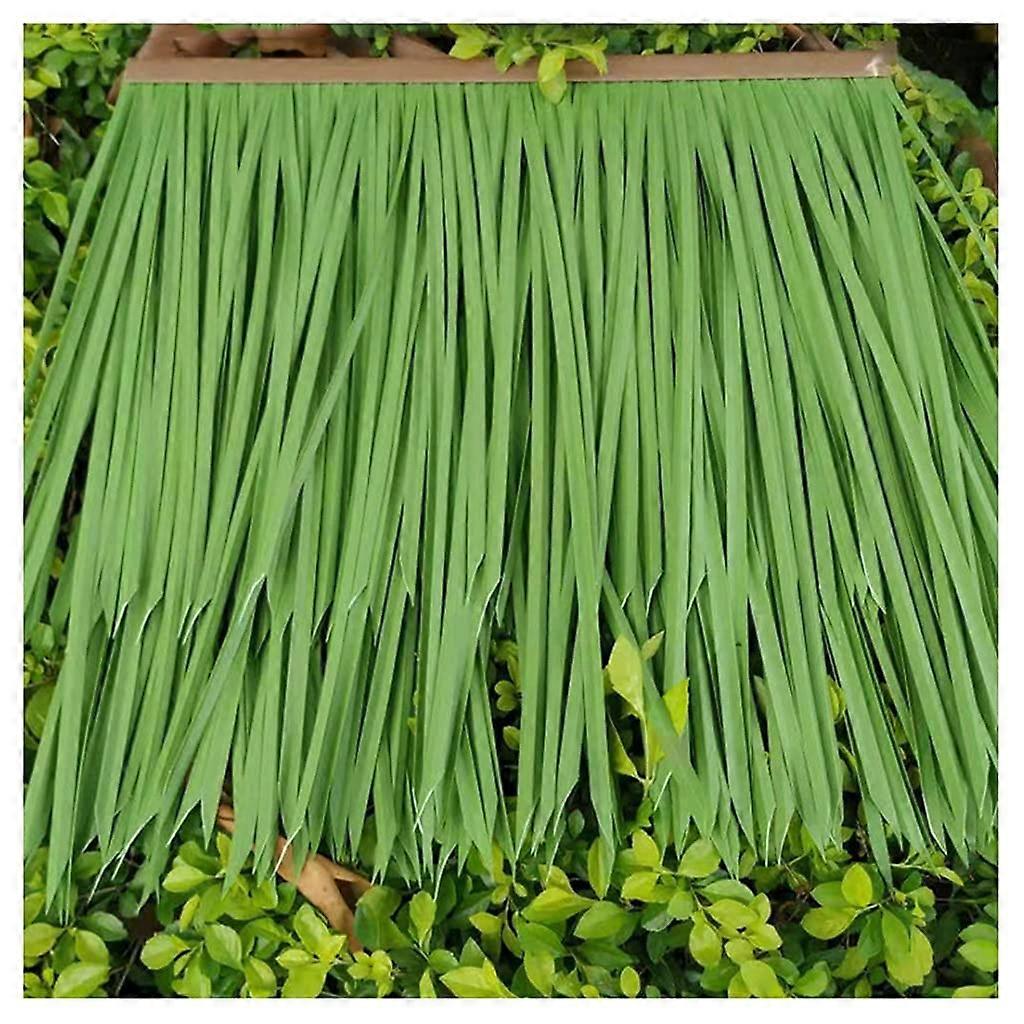 Palm Thatch Tiles 0.5 x 0.5 m Simulated Plastic Thatch for Gazebo Roof Decoration 8 Pieces Yellow D