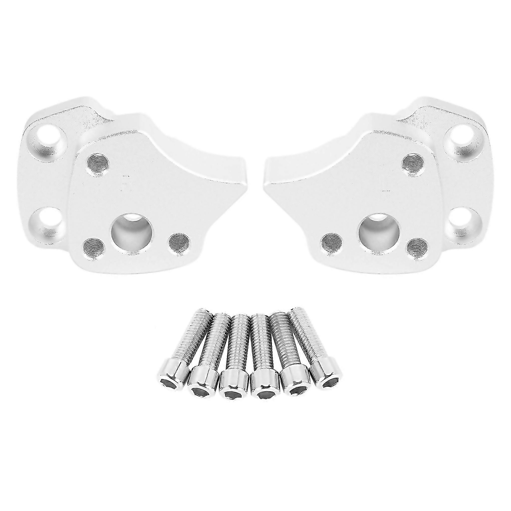 For 25mm Handlebar Riser For Fjr1300 Fjr 1300 20012005 Silver