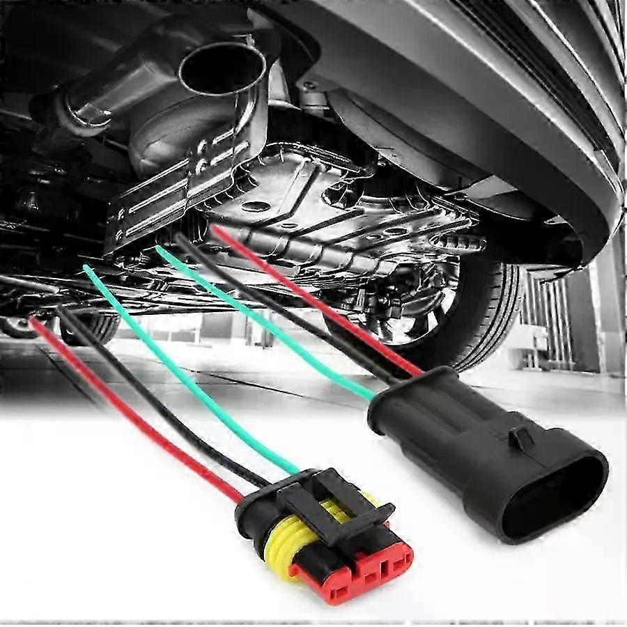 10Pcs αδιάβροχο αρσενικό θηλυκό ηλεκτρικό βούλωμα συνδετήρων 1 2 3 καρφίτσα με το καλώδιο καλωδίων κατάλληλο για τη σύνδεση καλωδίων βάρκας φορτηγών μοτοσικλετών αυτοκινήτων