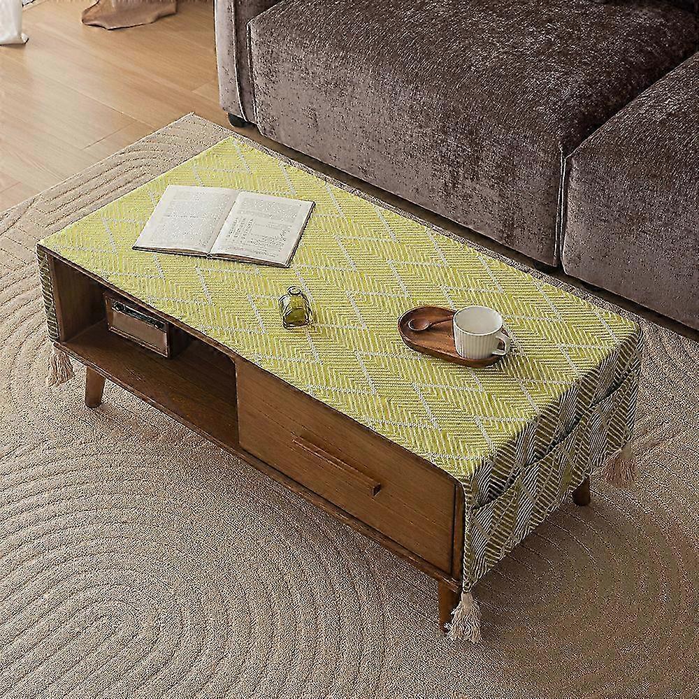 Waterproof Table Runner Checkered Tea Table Mat - Practical and easy to clean waterproof material for everyday use. 2025