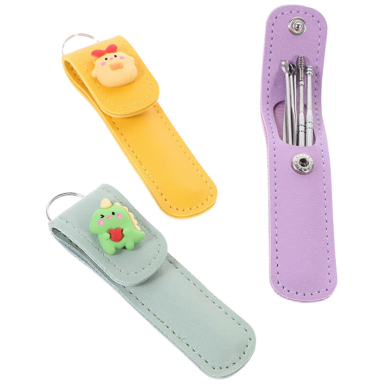 3 Sets Portable Cartoon Ear Cleaning Tools Ear Wax Picker Kit Comfortable Digger Spoons for Family Use Practical Hygiene
**Optimized Title:**
3