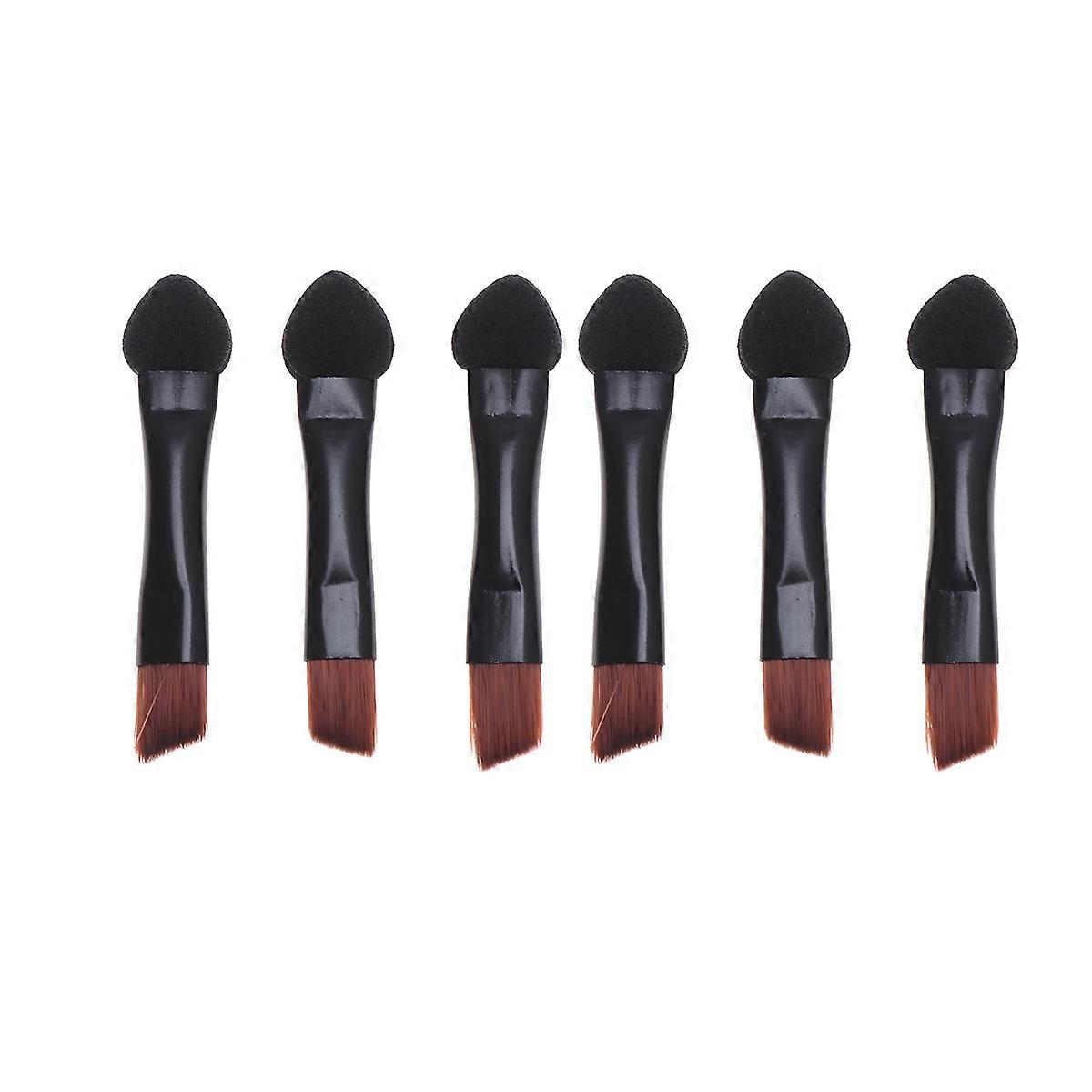 Eyebrow Brush Applicator Artificial Fiber Plastic Eye Shadow Sponge Applicator Smooth Gliding Strong Adhesion 20Set