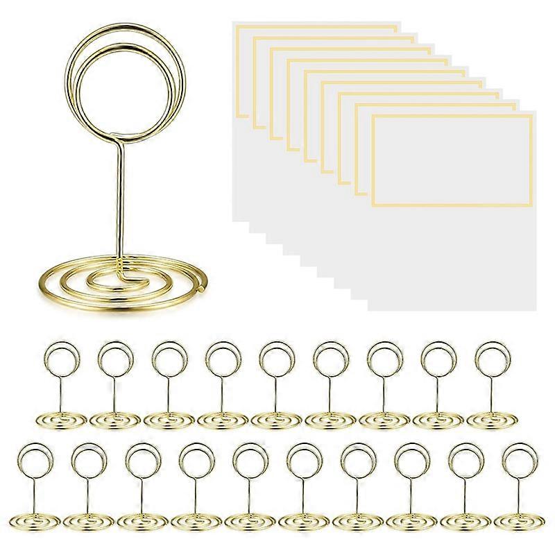 20 Pcs Place Card Holders, Table Number Holders, Table Card Holders
