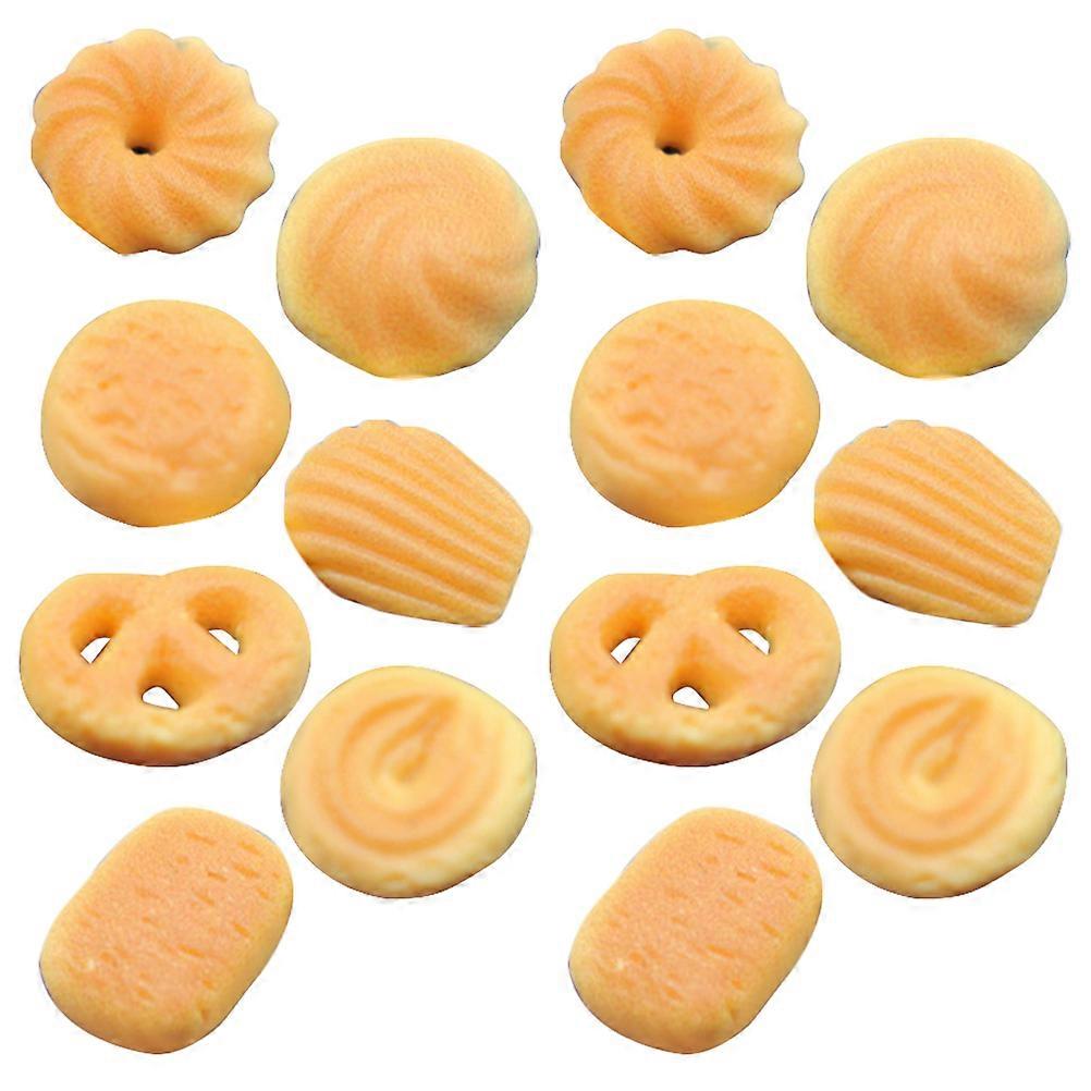 Mini Kitchen Props Tiny Cookies Decors Diy Accessories Photo Props Home Decoration 14Pcs