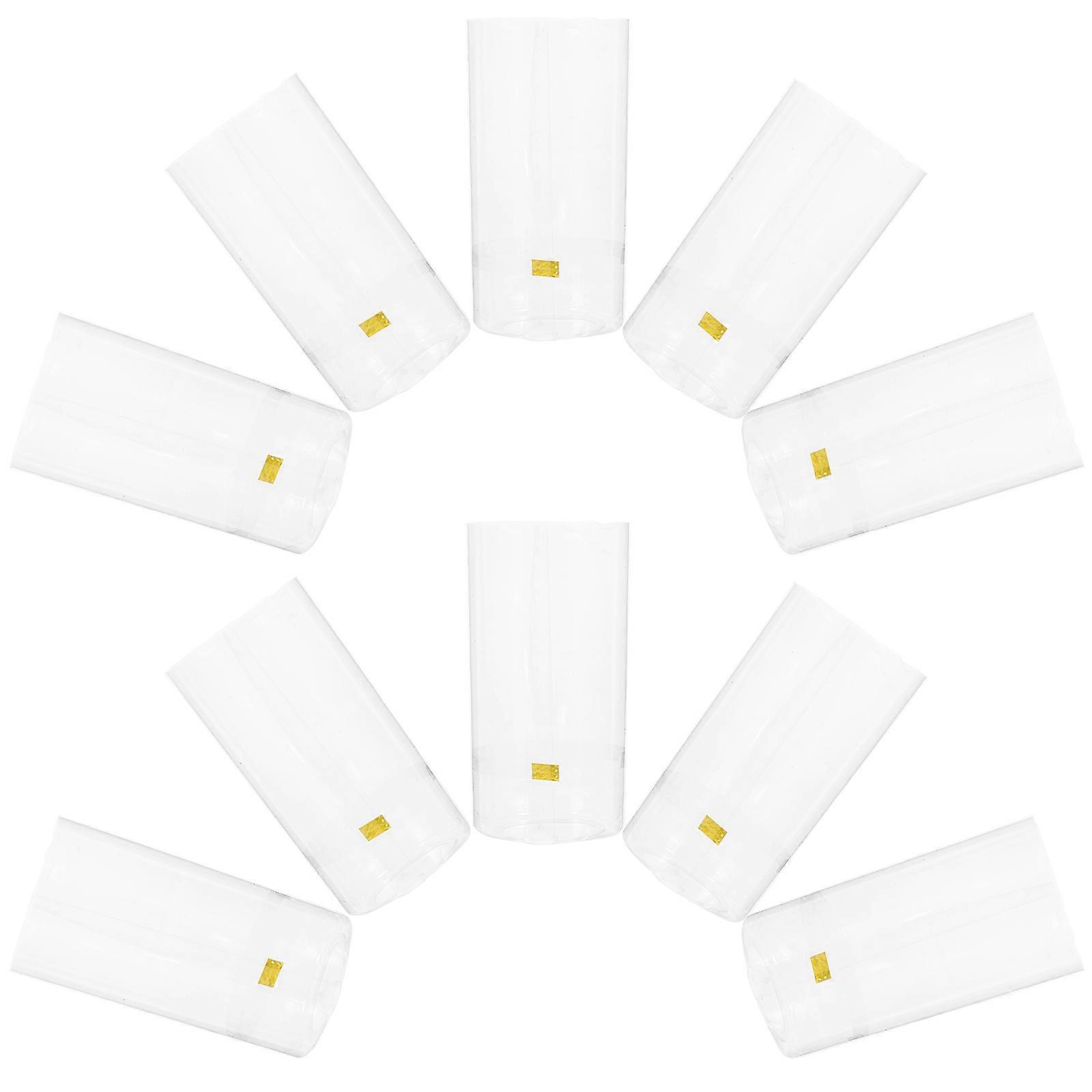 Transparent Plastic with Good Sealing Effect for Storage Use Compact Design Durability 50pcs