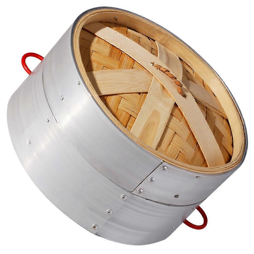 Steamer Basket for Cooking with Aluminum Base Assorted Color Fits Most Pans Large Size