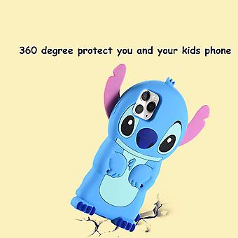 Custodie per iPhone 11 Pro Max, Lilo Stitch Carino 3D Cartone Animato Morbido Silicone Carattere Animale Antiurto Antiurto Anti-Bump Protector Ragazzi ragazze Bambini Regali Cover Hou | IT