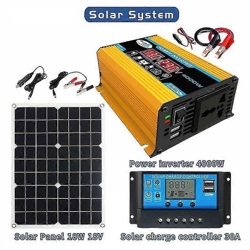 Portable Transformer Modified Sine Wave 12v With Screen Display Inverters Dual Usb