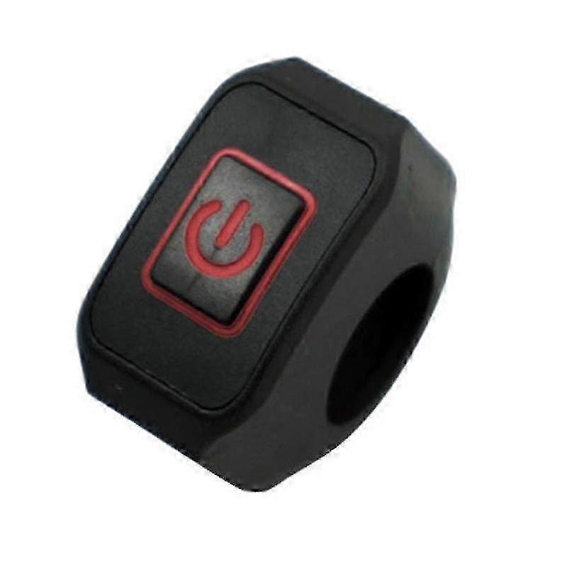 Motorcycle Handlebar Switch with LED Lamp & Momentary Button for 22mm Electric Car - Durable Control Accessory