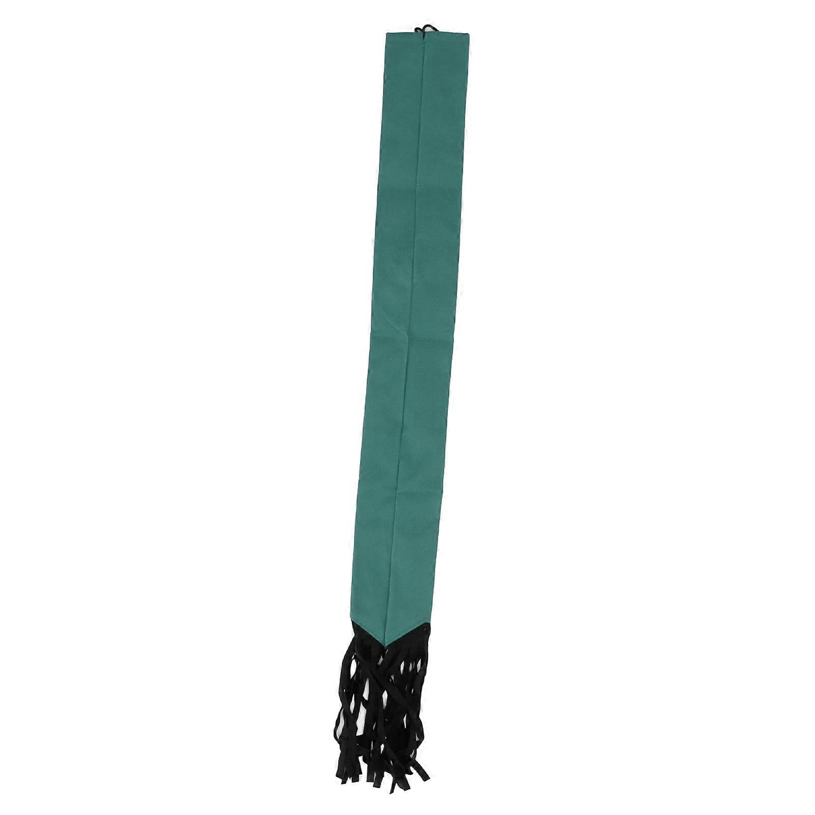 Horse Tail Protection Bag Non Woven Fabric Horsetail Guard with Fringe Hook and Loop Design Green 
