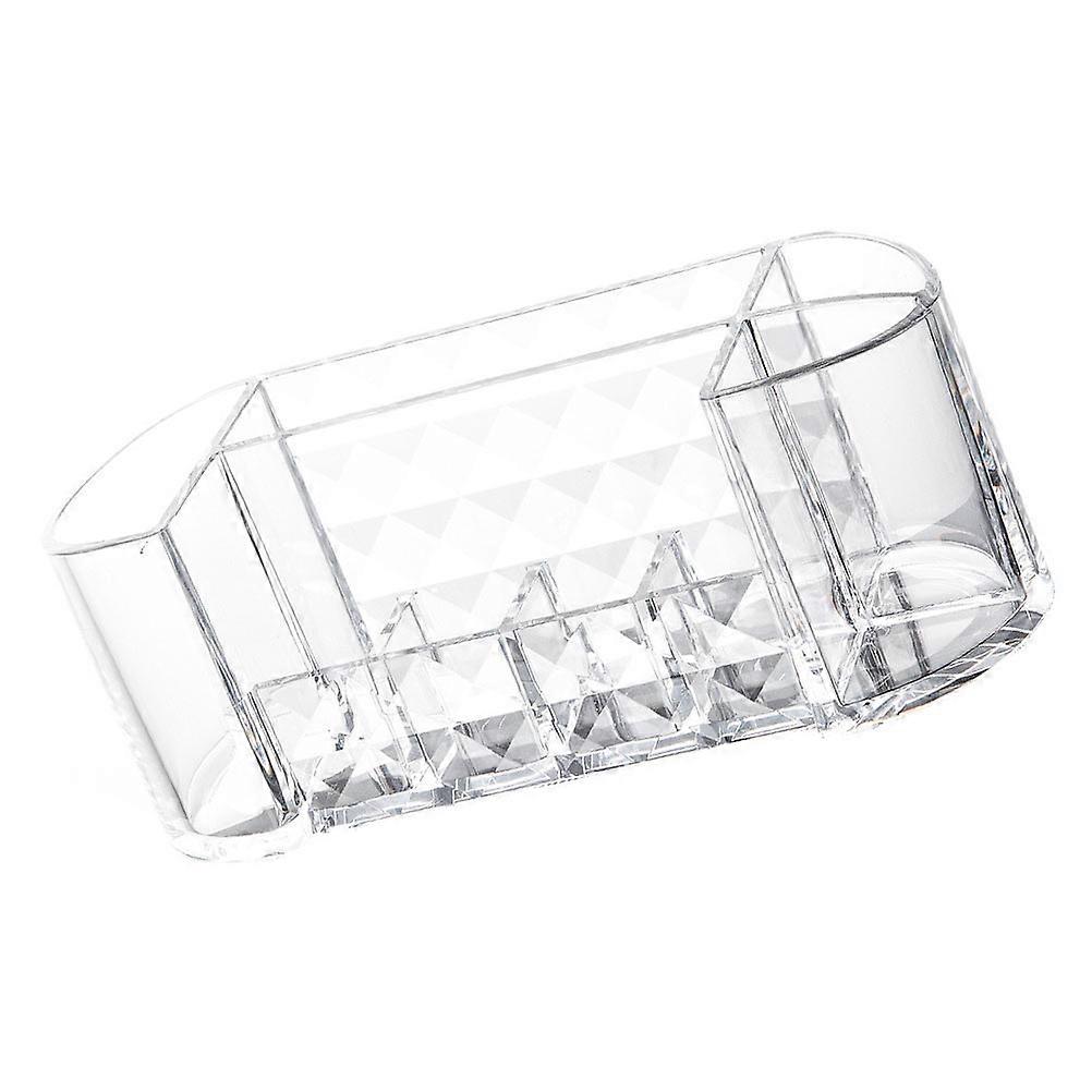 Makeup Holder with Multiple Grids Rack for Storage Using Transparent Acrylic and Large Capacity Lightweight Practical Design