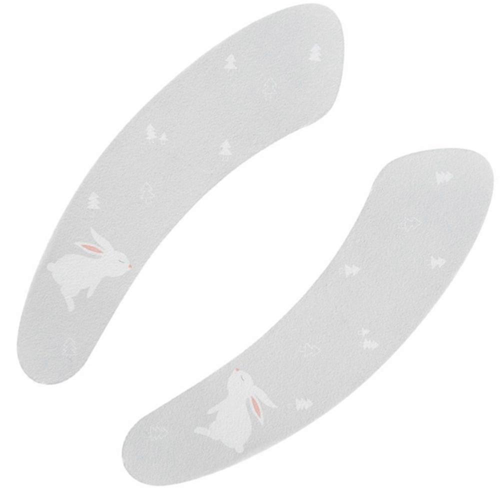 Adhesive Toilet Seat Pads Stylish Simple Design All Seasons Multi Color Rabbit Shape Warmth Comfortable 3 Pairs