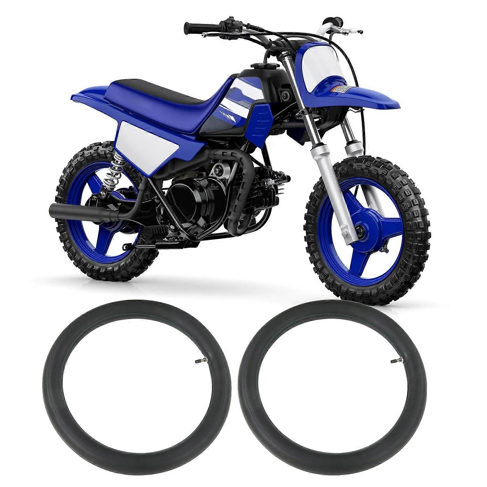 2 יחידות 2.50-17 צינור פנימי צמיג עם החלפת גזע שסתום זווית ישרה עבור Baja 110cc 125cc 140cc בור שביל עפר אופני 