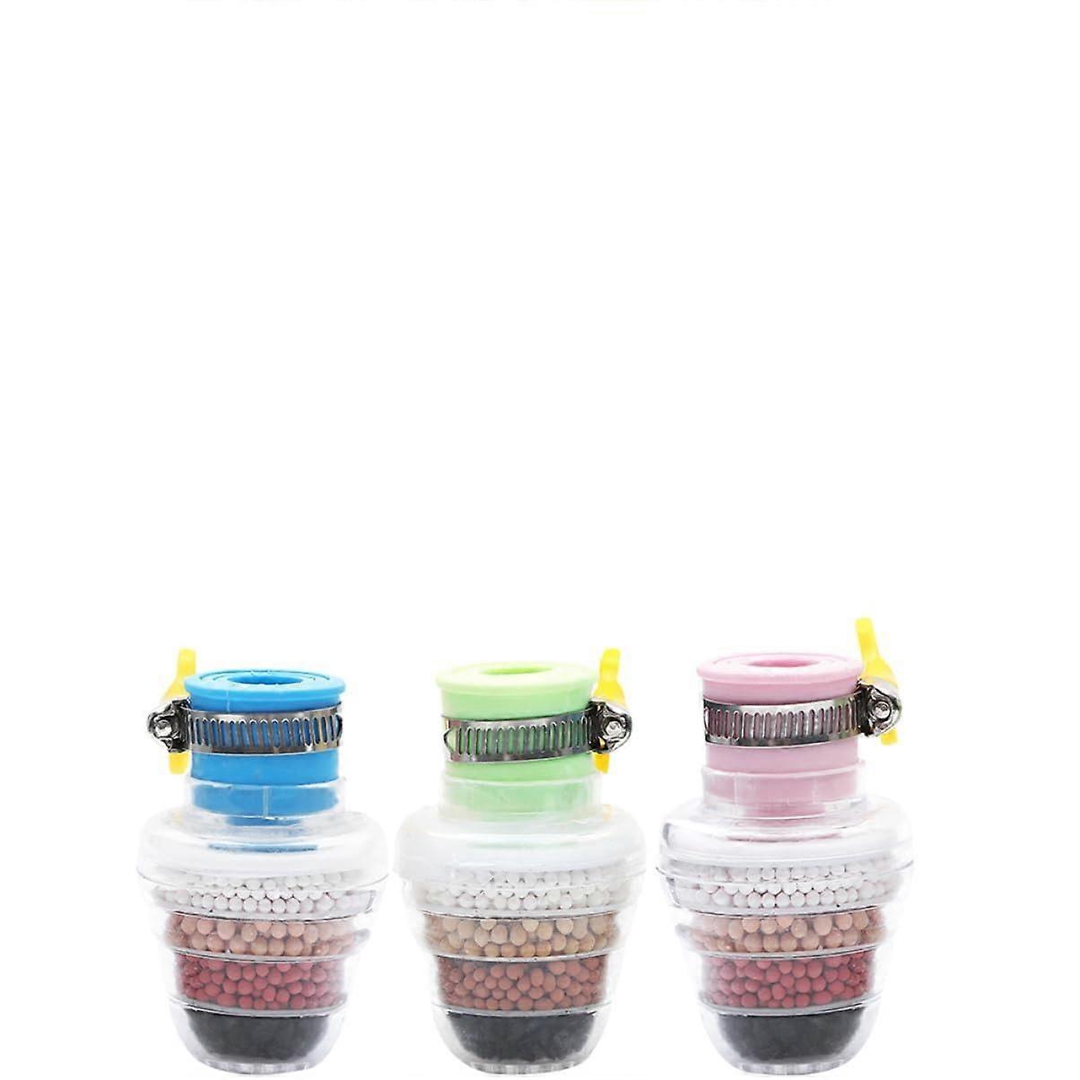 2 pieces faucet filter water filter faucet water filter for faucet tap filter spout water filter for faucets blue