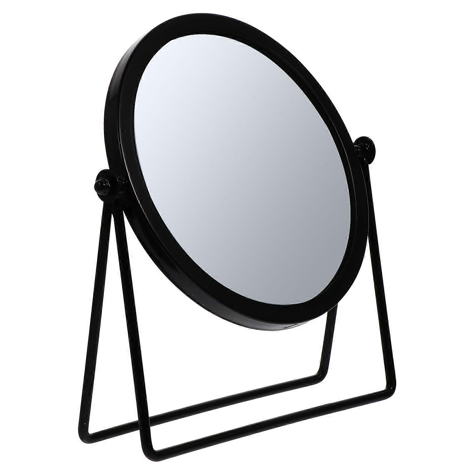 Vanity Mirror Decorative Metal Makeup Mirror for Bathroom and Bedroom with Rotary Function