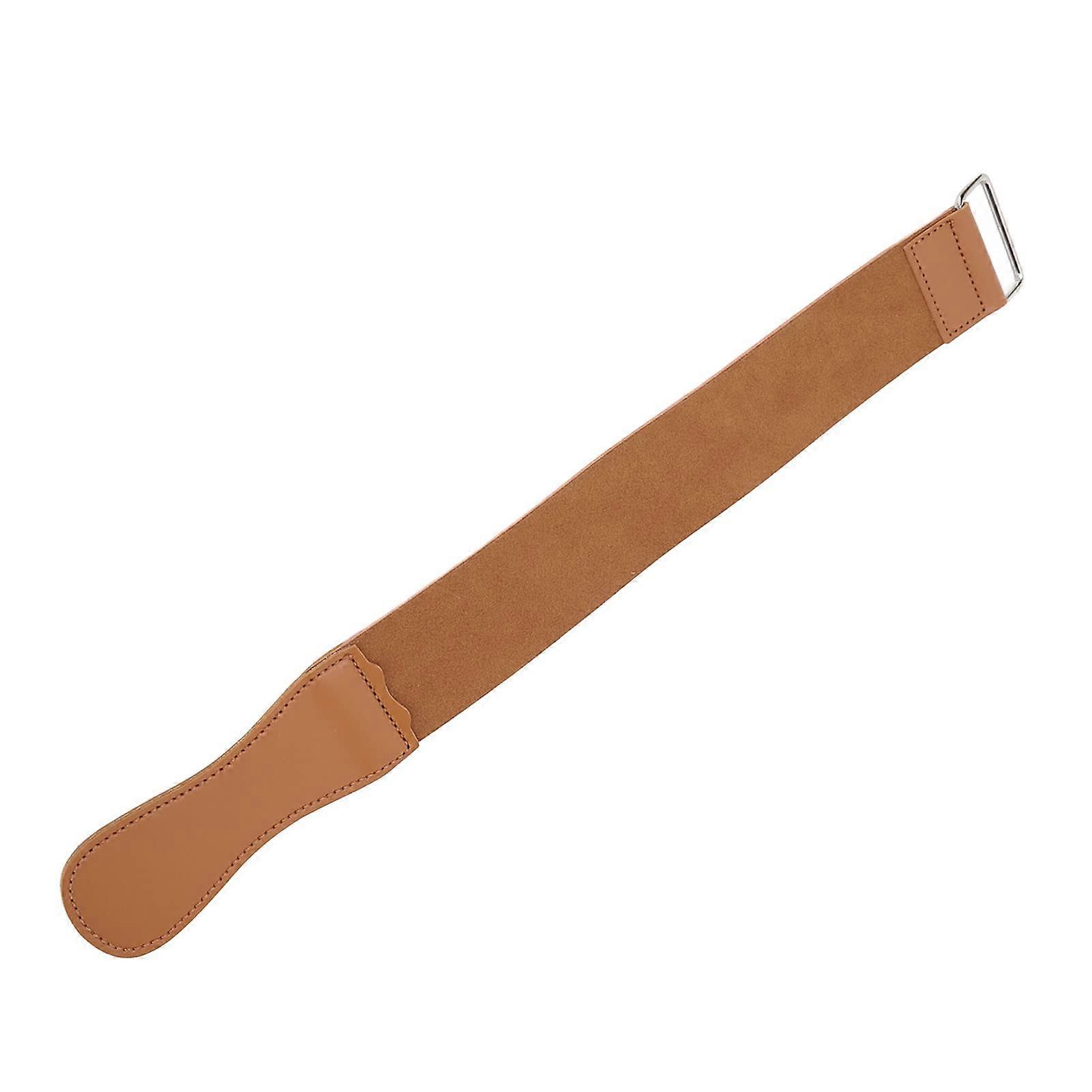 Barber Sharpening Band Strop, Synthetic Leather Shaving Strap For Razors And Chisels, Men's Grooming Tool