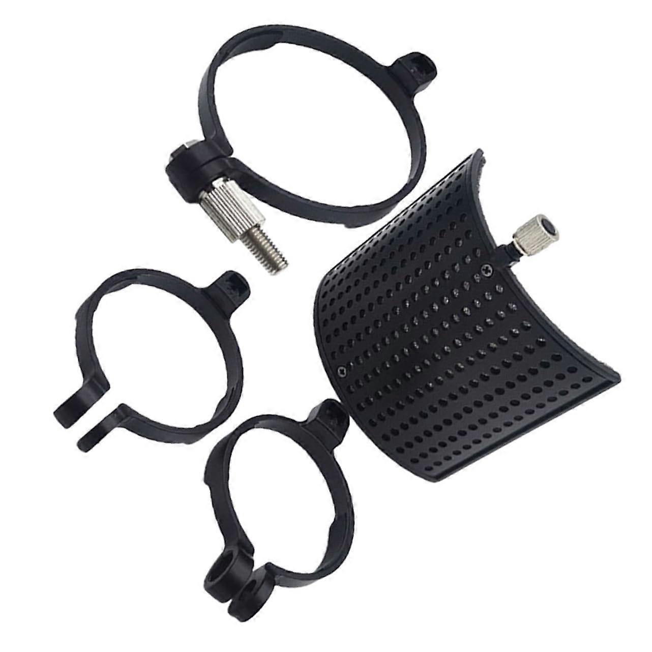 Ushaped microphone windscreen for noise reduction on desktop and floor microphones, durable, easy to use.