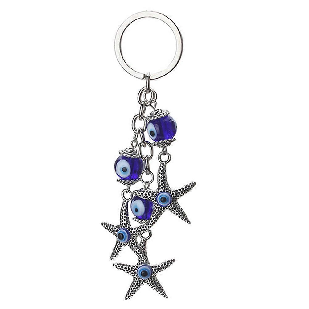 a polished and creative product description for your ** Blue Eye Key Hanging Decoration**:
✨ ** Blue Eye Keychain – Ward Off Negativity with