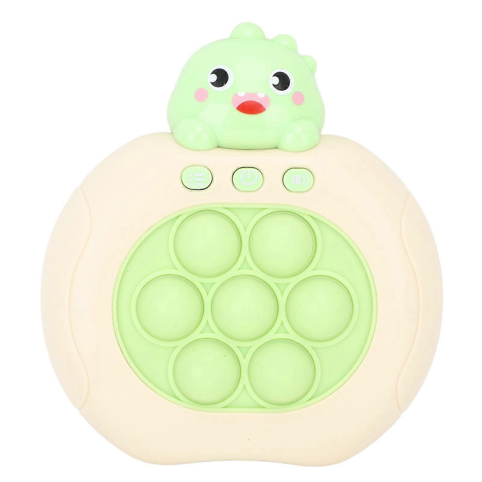 Push Button Game Machine Dinosaur Shaped Stress Relief Quick Speed Push Puzzle Game for Kids