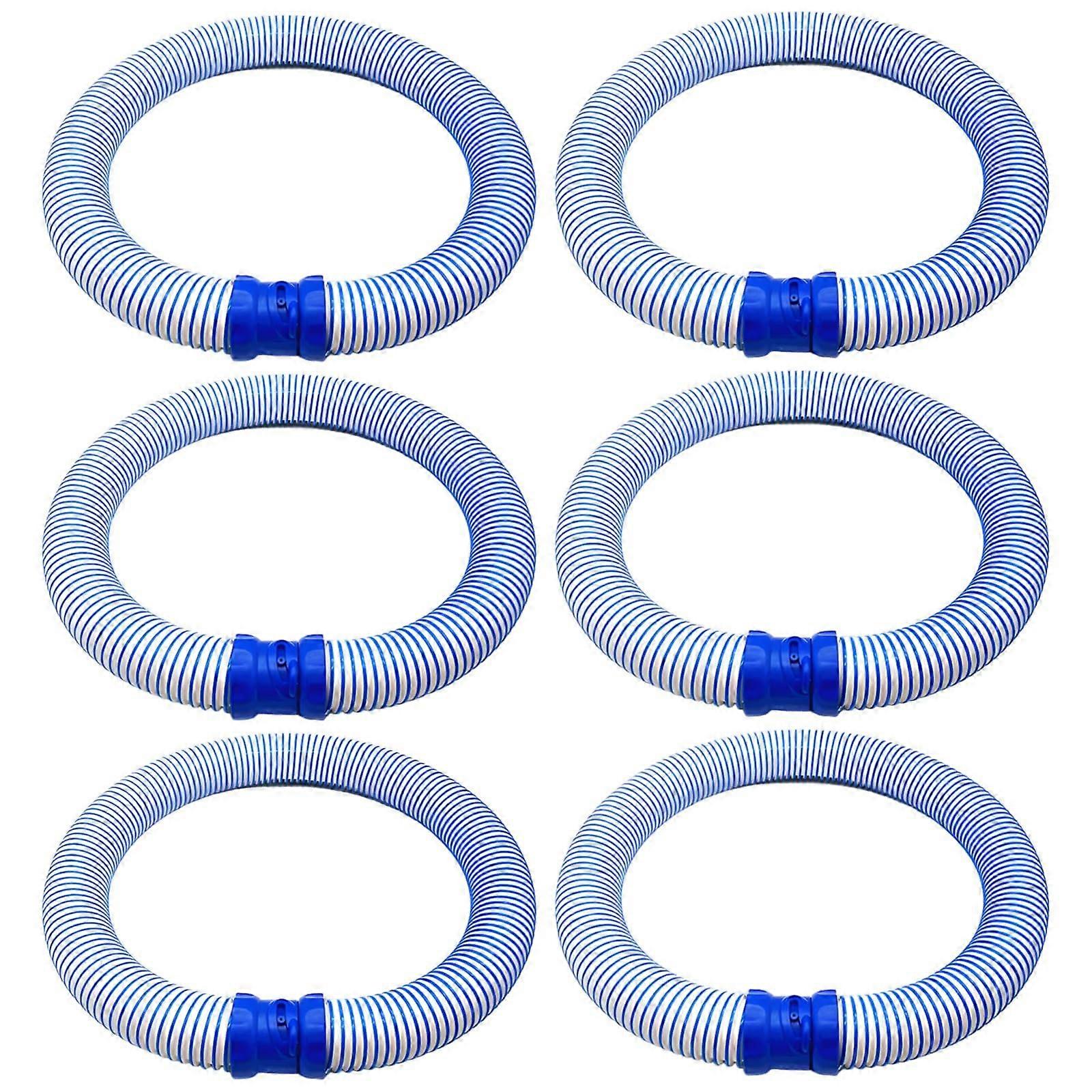 Pool Cleaner Hose Set, 6piece, compatible with Zodiac Mx6 and Mx8, 39inch pool vacuum hose with secure twist lock.