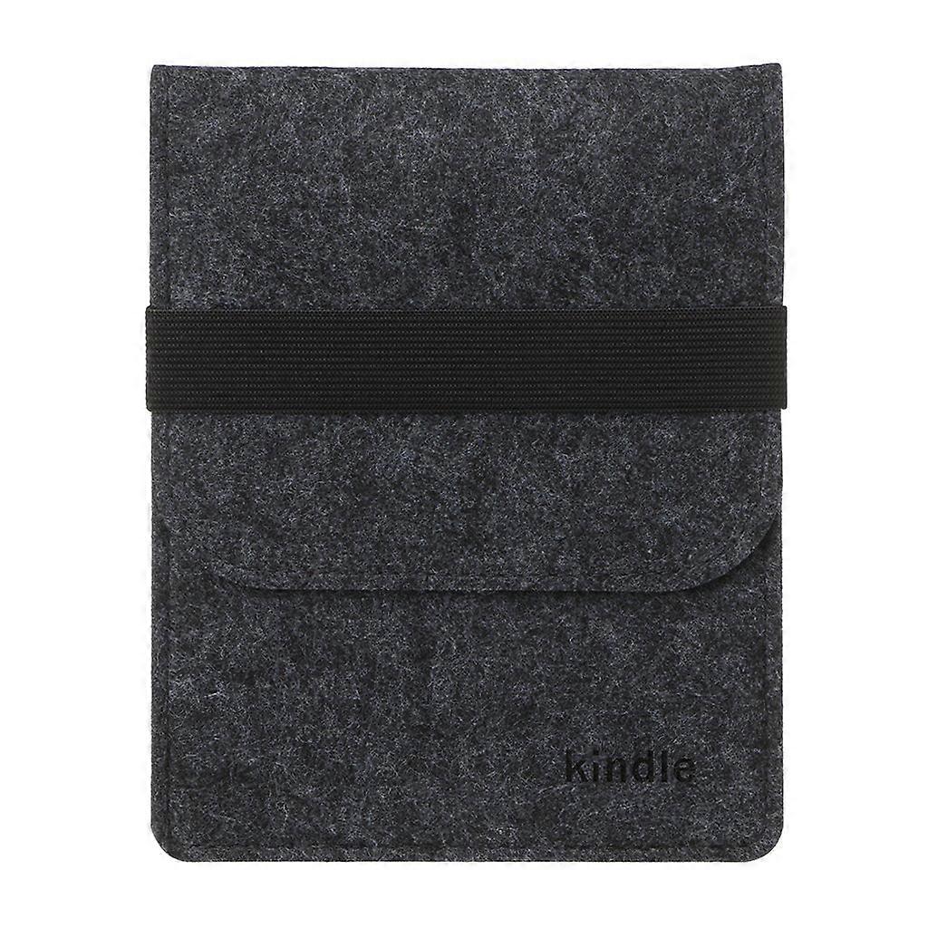 6 Inch Case for Bag, Felt Carrying Case for 3 6 Inch Tablet Smartphone EReader, Black