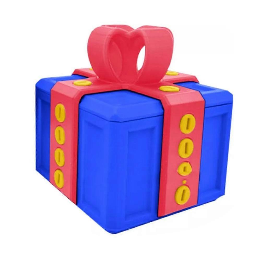 3D Puzzle Gift Box with Screws - Interactive Twist Storage Box for Pranks, Assorted Colors (Red/Gold/Blue/Green/Black/Purple)