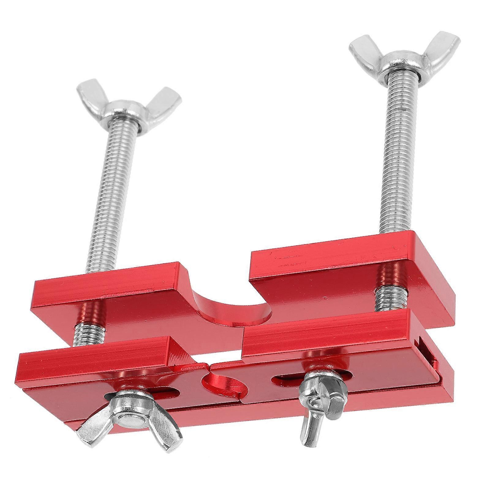 Durable Red Trumpet Puller Tool for Brass Instruments Adjustable Stainless Steel and Aluminum Alloy
