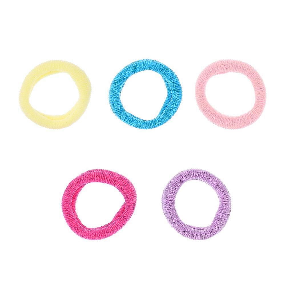 200pcs Hair Ties Elastic Cloth Hair Bands for Durable, Colorful Hairstyling Reusable & Easy to Clean Hair Accessories for Daily & School Use