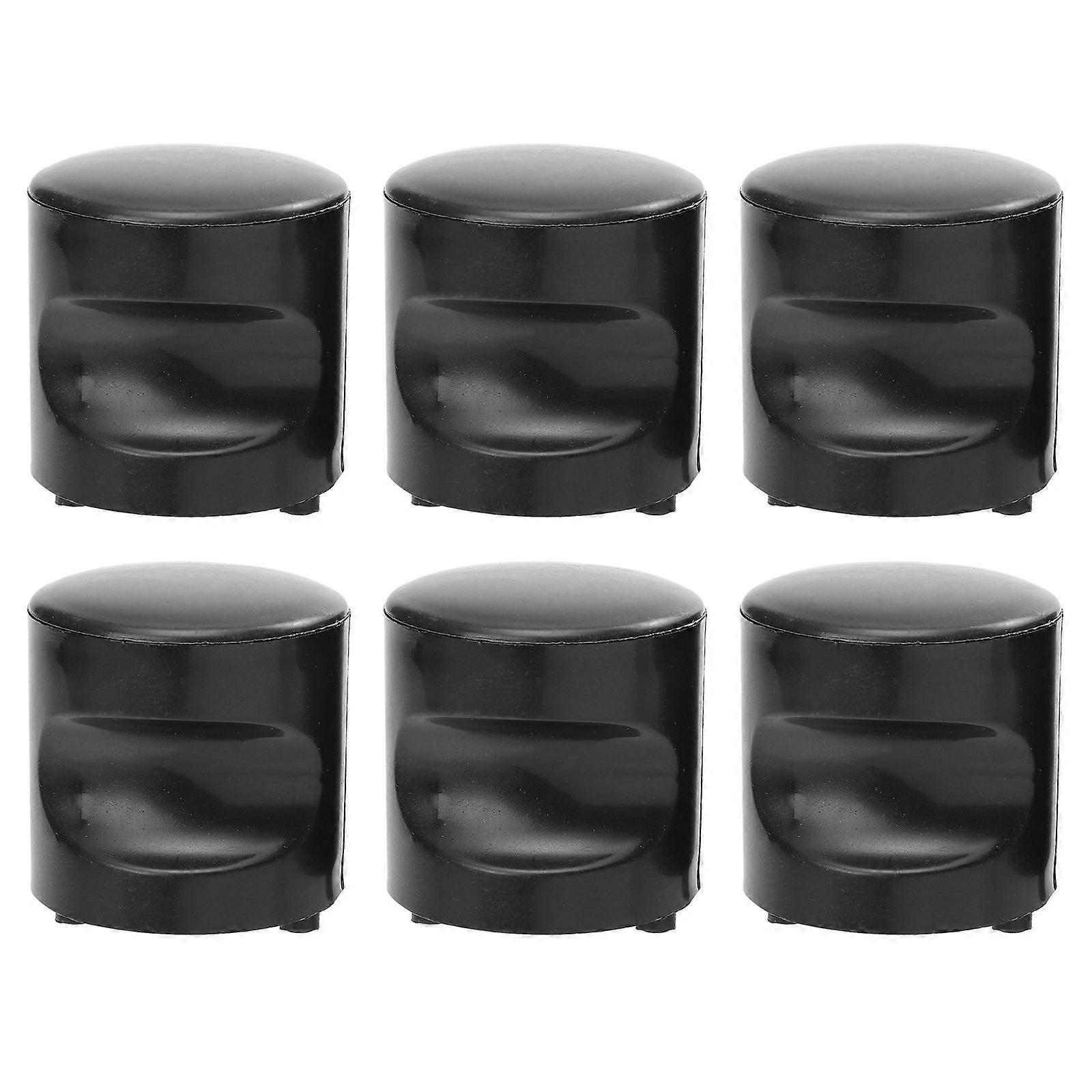 Cylindrical Handles 6Pcs Sliding Door Door Pulls Load-Bearing Lightweight For Toilet Installation Accessory