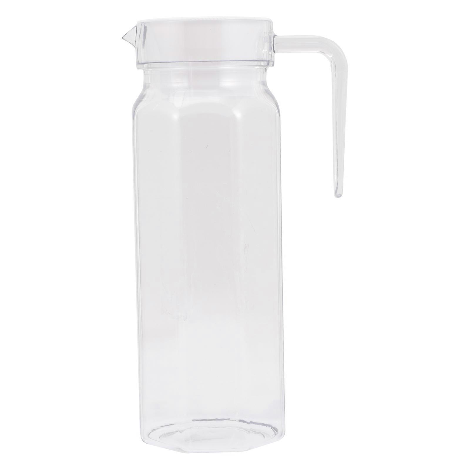 Extra Large Transparent Water Jug PC Beverage Pitcher for Juice, Tea & Drinks Perfect for Parties, Picnics & BBQs Easy Pour Design
