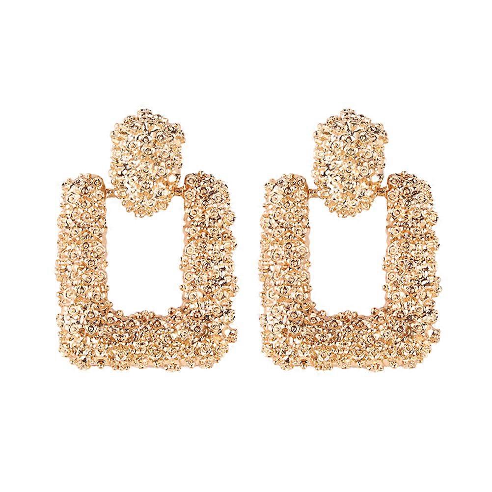 Fashion Geometric Dangler Resin Earrings for Women Mutiple Usage Stylish and Classic 1 Pair