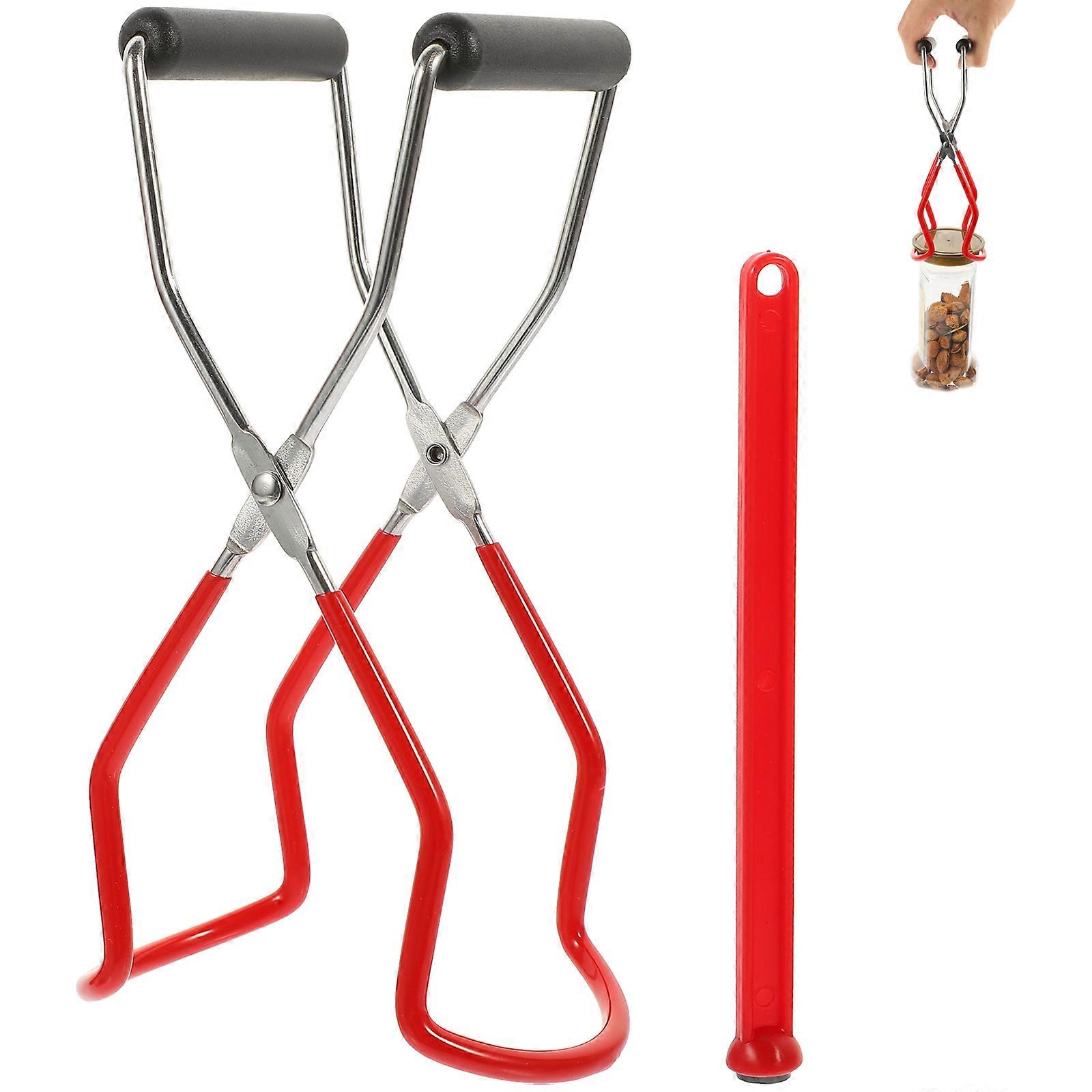 1 Set of Canning Supplies Kitchen Jar Lifter Tongs and Clamp Kit for Canning