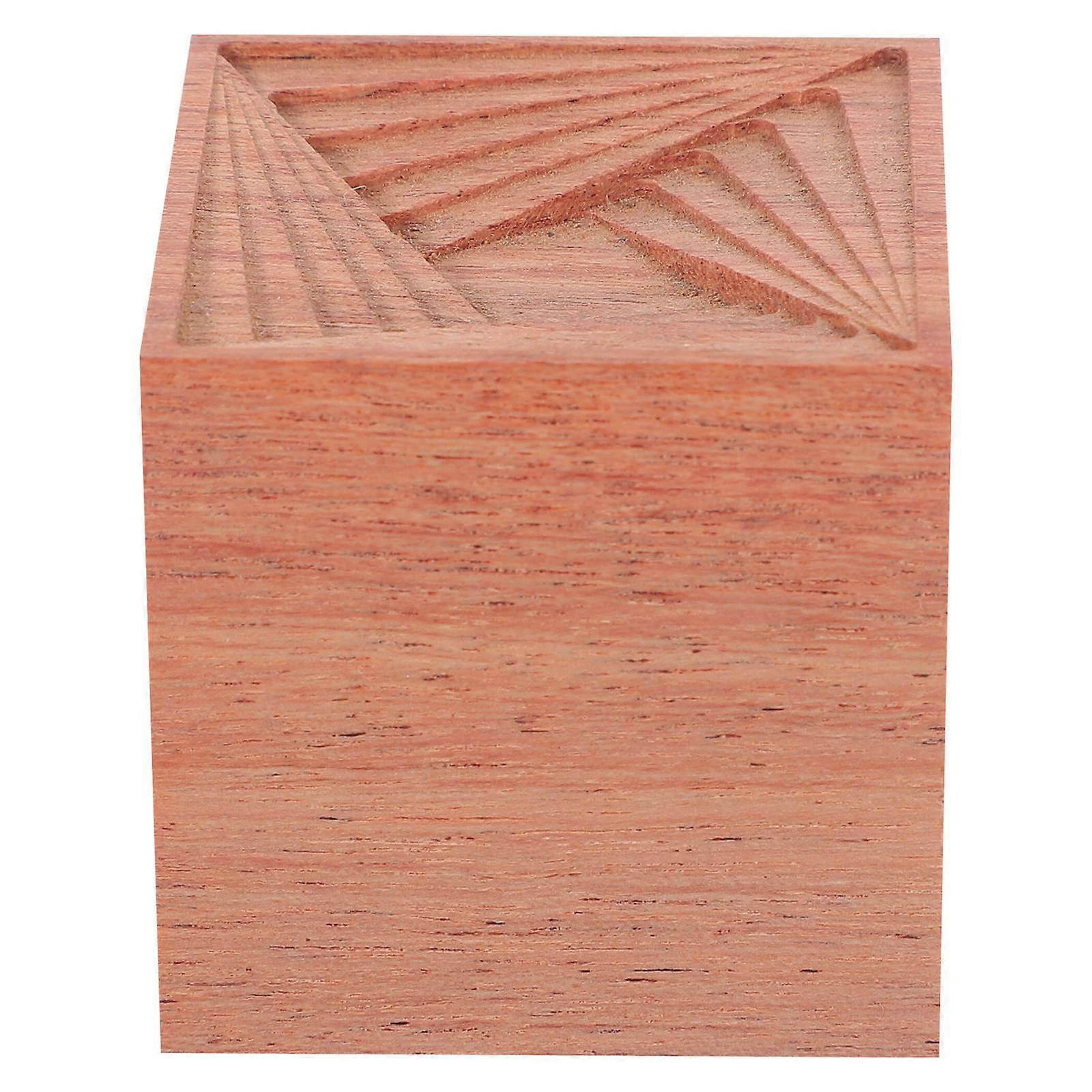 Wood Diffuser for Home Decoration Light Brown Cube Essential Oil Diffuser Safe and Reusable 1 Piece