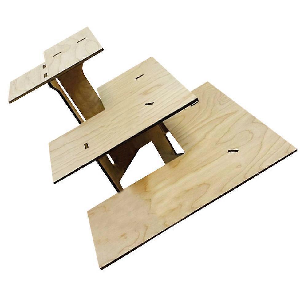 Corner Display Stand Portable Detachable Riser Lightweight Retail Table Rack for Snacks Products Easy Assembly Space Saving Design for Events Markets